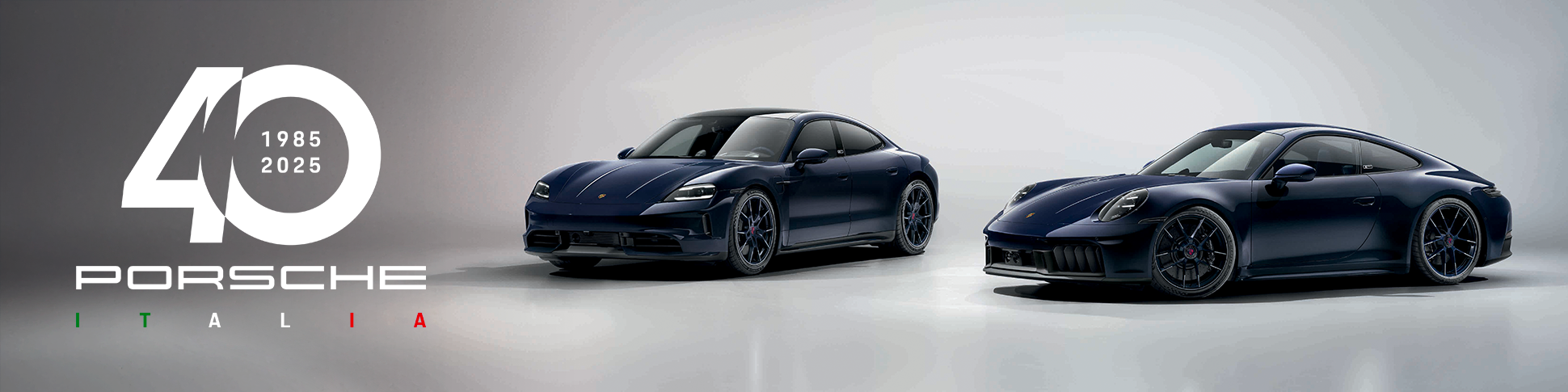 Logo 40 anni Porsche Italia
