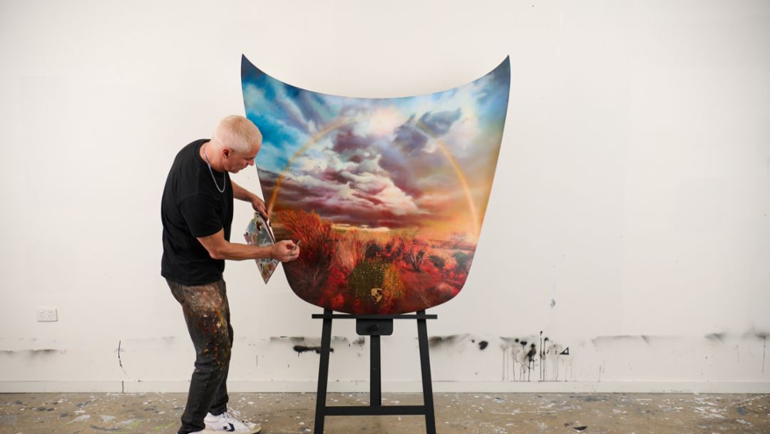 Porsche marks 75 Years in Australia with one-off artwork by Vincent Fantauzzo