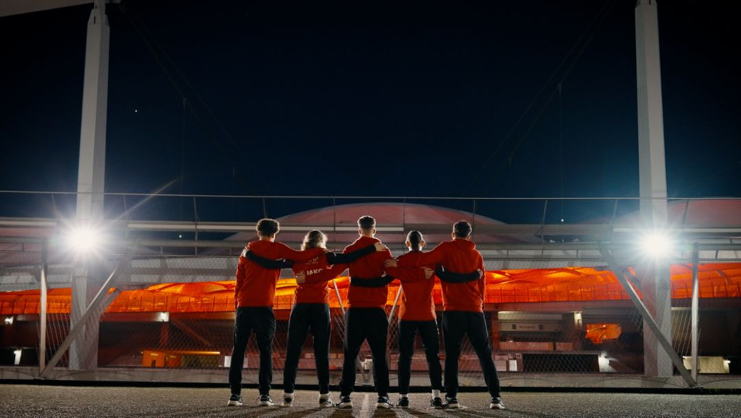 Videodreh beim VfB Stuttgart, Turbo f&uuml;r Talente, 2024, Porsche AG