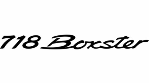 718 Boxter lettering, Porsche AG