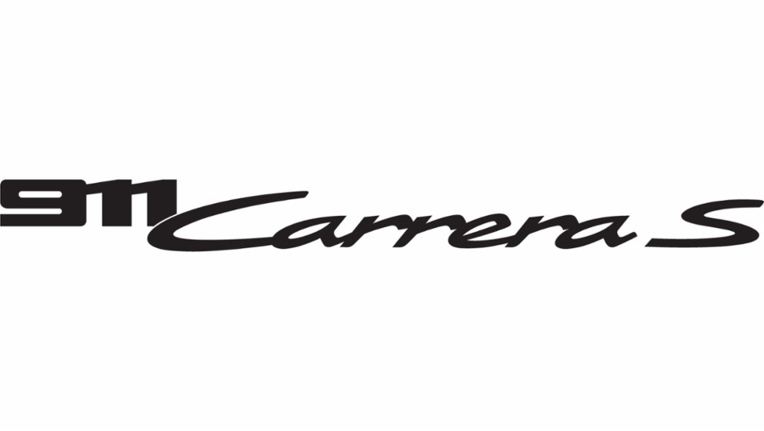 911 Carrera S lettering, Porsche AG