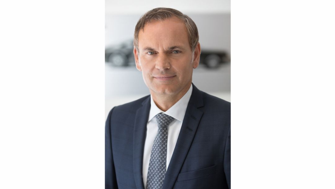 Dr. Oliver Blume, Chairman of the Executive Board of Dr. Ing. h.c. F. Porsche AG