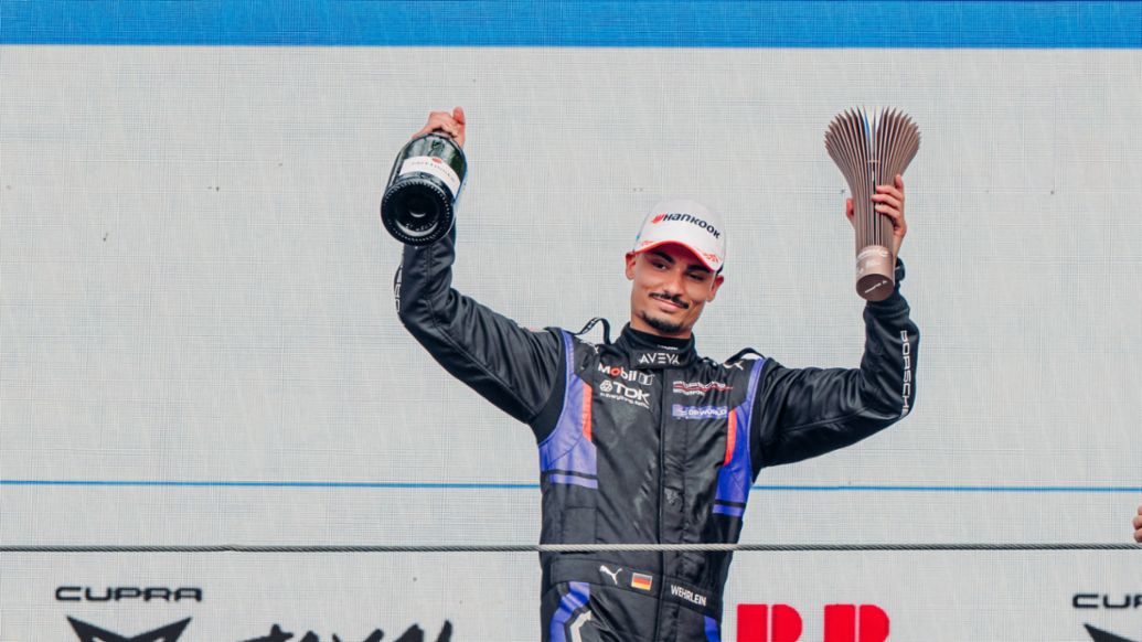 Pascal Wehrlein, piloto oficial del equipo Porsche F&oacute;rmula E, E-Prix de Madrid, 2026, Porsche AG