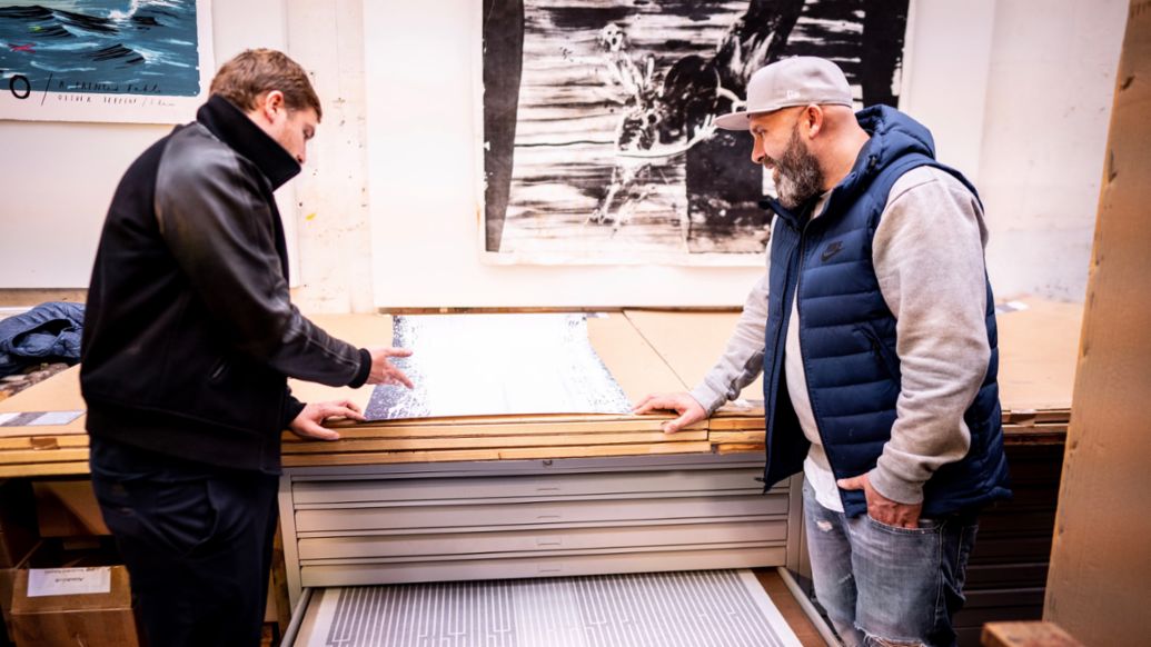 Nicolas Couturieux, art curator, Niko H&uuml;ls, Roadtrip Back 2 Tape, Paris, 2020, Porsche AG