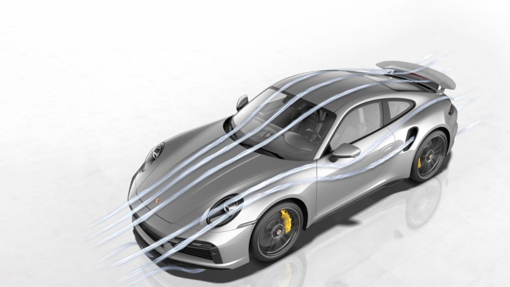 911 Turbo S, Porsche Active Aerodynamics (PAA), 2020, Porsche AG