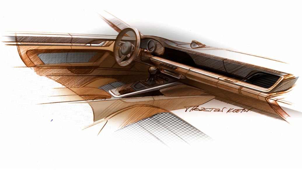 911 Sport Classic, Sketch, 2022, Porsche AG