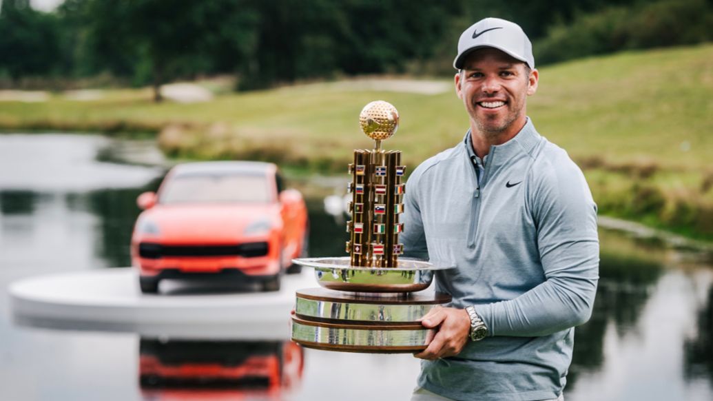 Paul Casey, winner Porsche European Open, 2019, Porsche AG