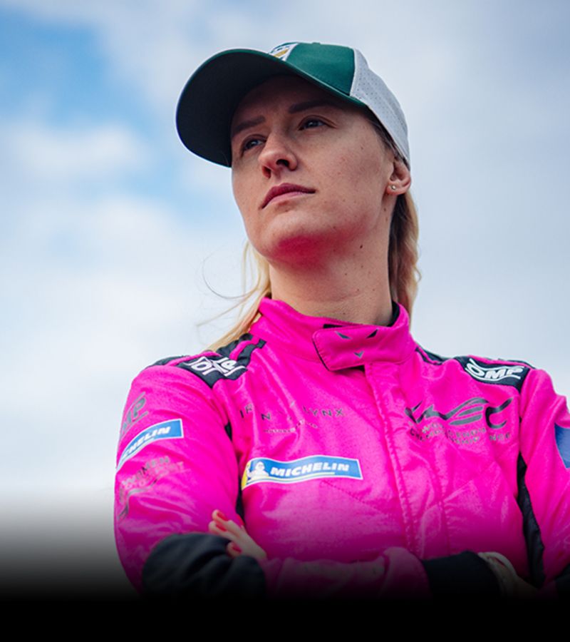 Michelle Gatting, piloto, 2024, Porsche AG