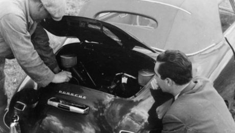 Herbert Linge en la Carrera Panamericana