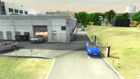 Porsche testet autonomes Fahren in der Werkstatt 