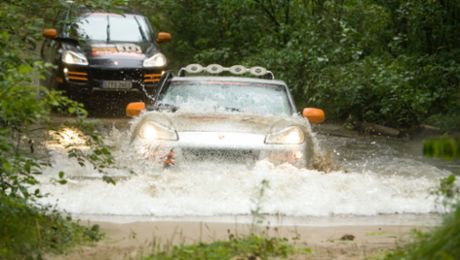 Souveräner Offroad-Sportler: die Siegesserie des Cayenne S Transsyberia