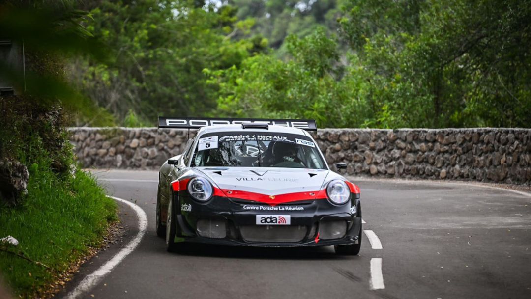 Reunion Rally Championship 2025: official presentation of the Porsche team in La Réunion