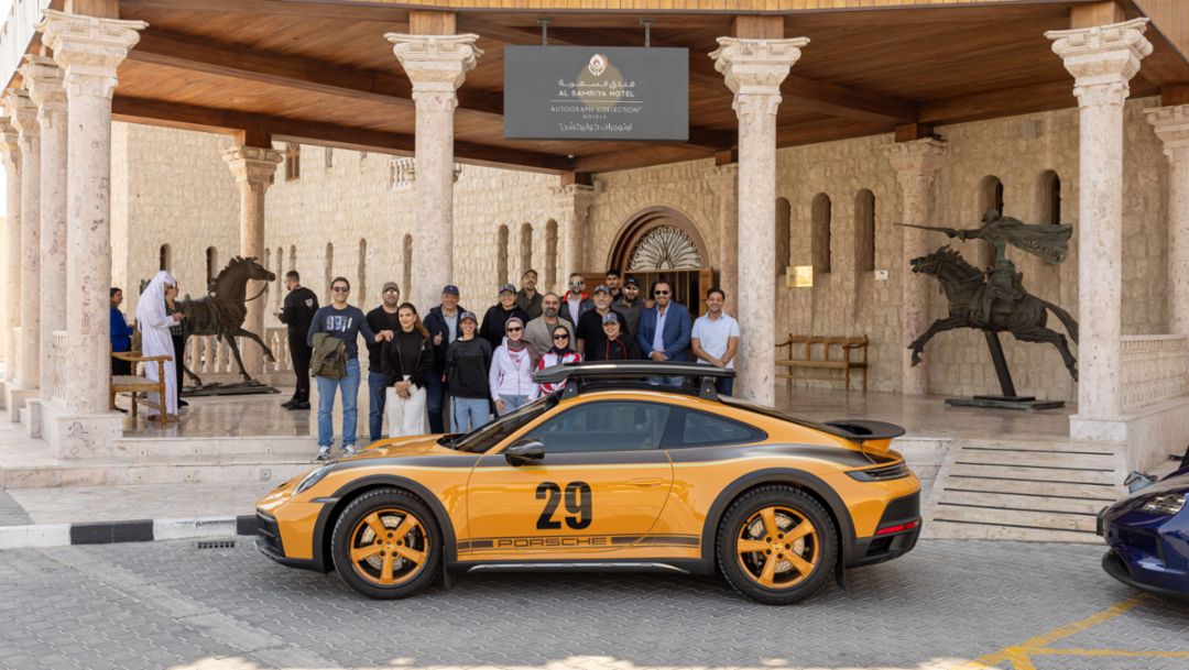 Porsche Centre Doha hosts Combustion vs Electric driving experience