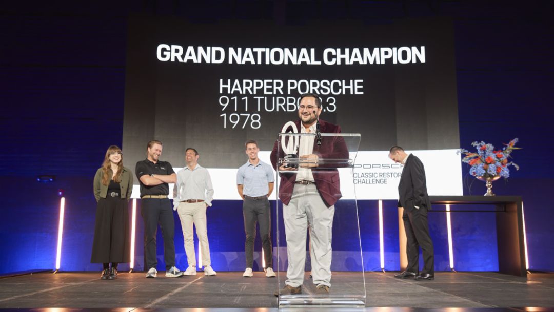 Harper Porsche earns top honors in 2026 Porsche Classic Restoration Challenge