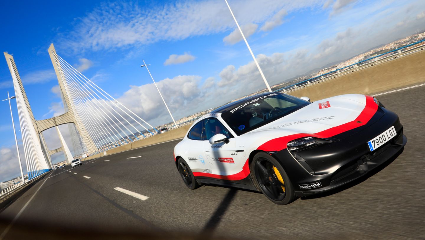 Porsche Compromiso Social, Taycan Electrotour, 2020, 40º aniversario de Porsche Ibérica (1984-2024)