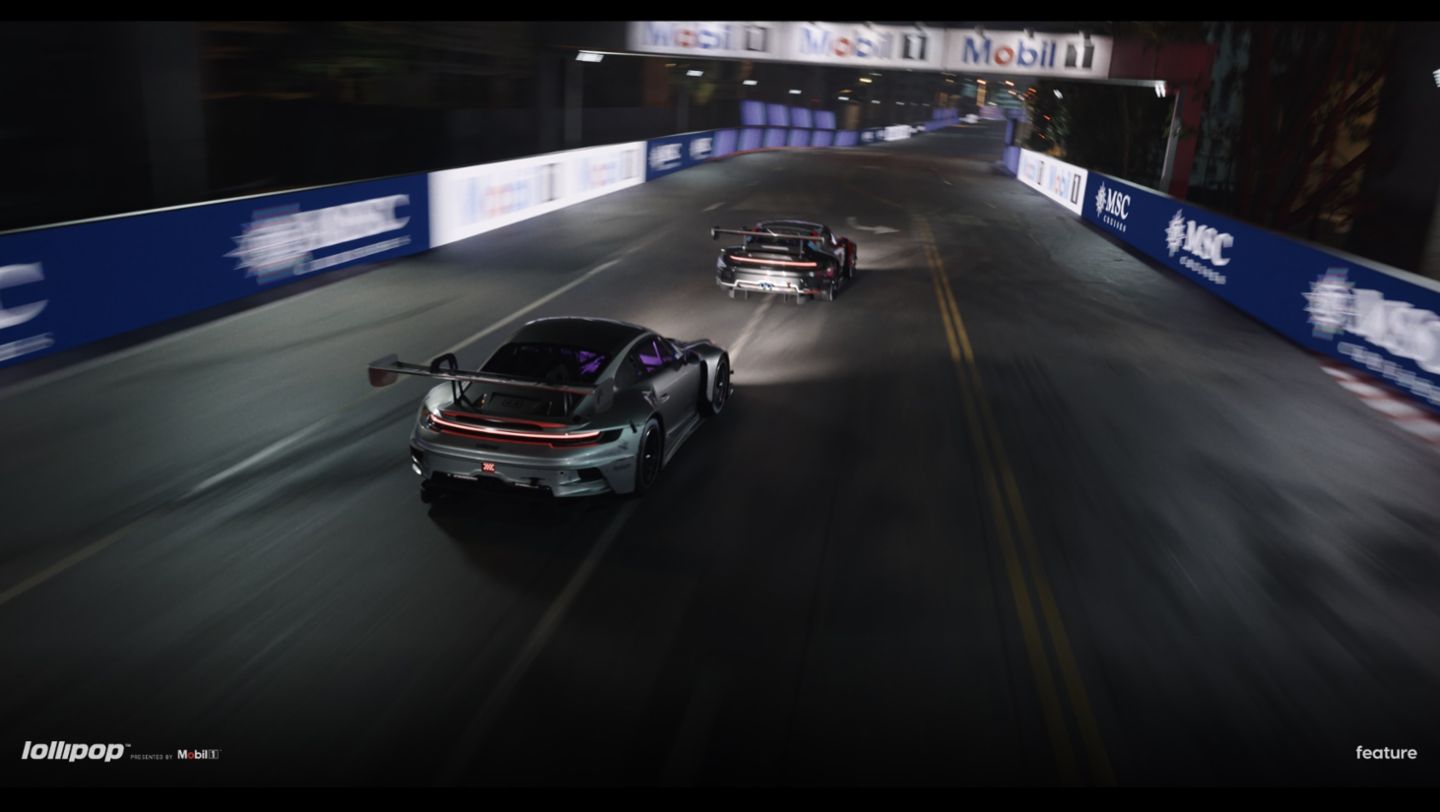 Porsche joins first-of-its-kind streaming series and interactive motorsport game, “Lollipop Racing”