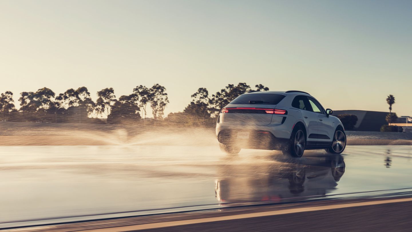 Porsche Experience Centers welcome the new Macan Electric to the track