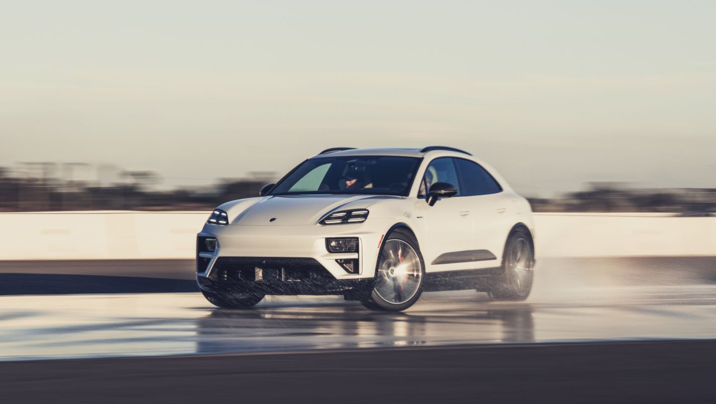Porsche Experience Centers welcome the new Macan Electric to the track