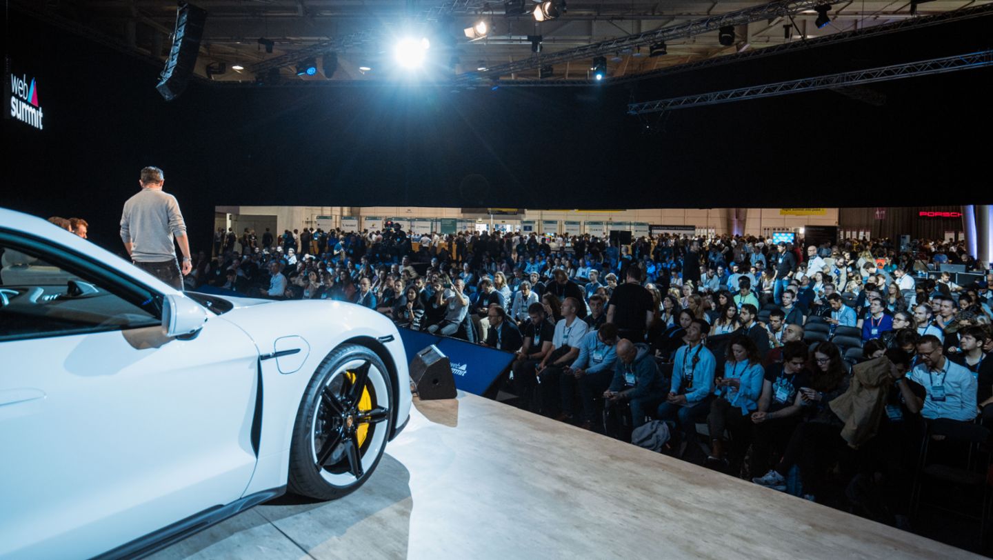 Taycan Turbo S, Web Summit, Lisbon, 2019, Porsche AG