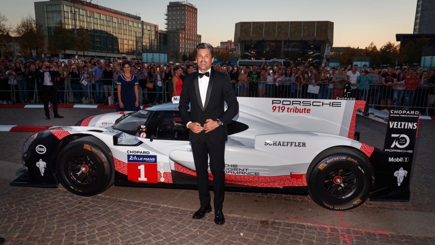 Patrick Dempsey, 919 Hybrid Evo, Leipzig Opera Ball, 2018, Porsche AG